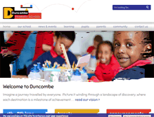 Tablet Screenshot of duncombeprimary.co.uk
